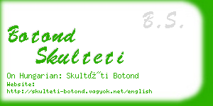 botond skulteti business card